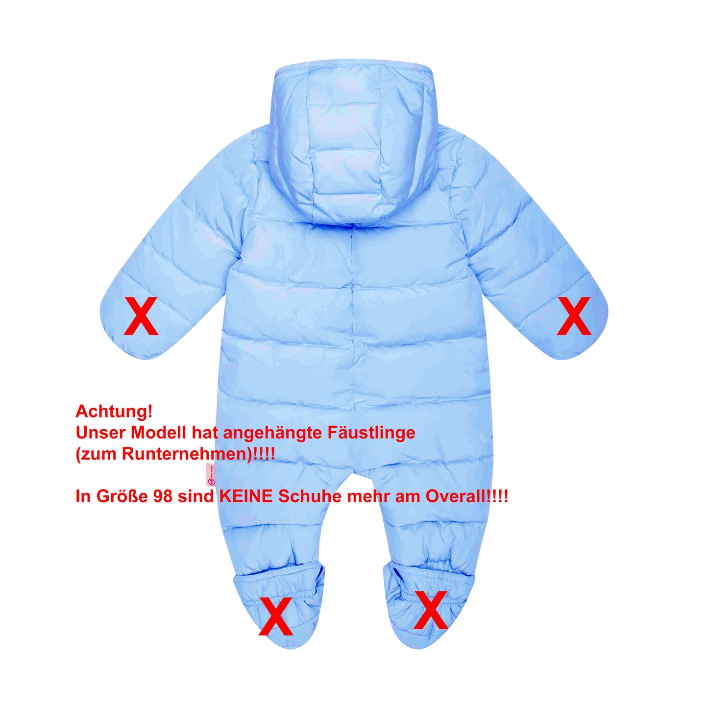 Steiff Schneeoverall Schneeanzug 6843841 hellblau